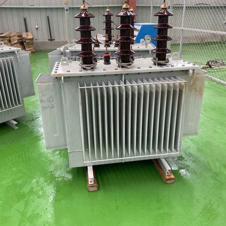 Distribution Transformer in the production site